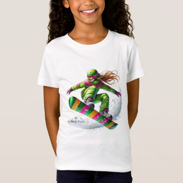 Snowboarder T-Shirt (Vorderseite)
