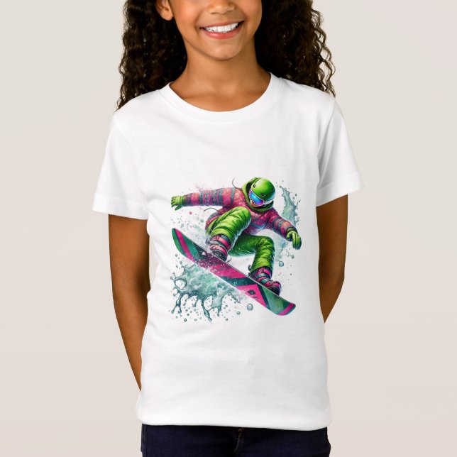 Snowboarder T-Shirt (Vorderseite)