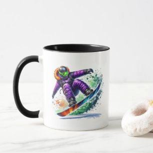 Snowboarder tasse