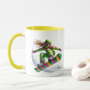 Snowboarder tasse