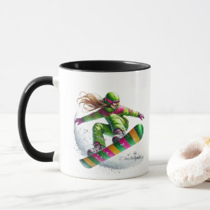 Snowboarder tasse