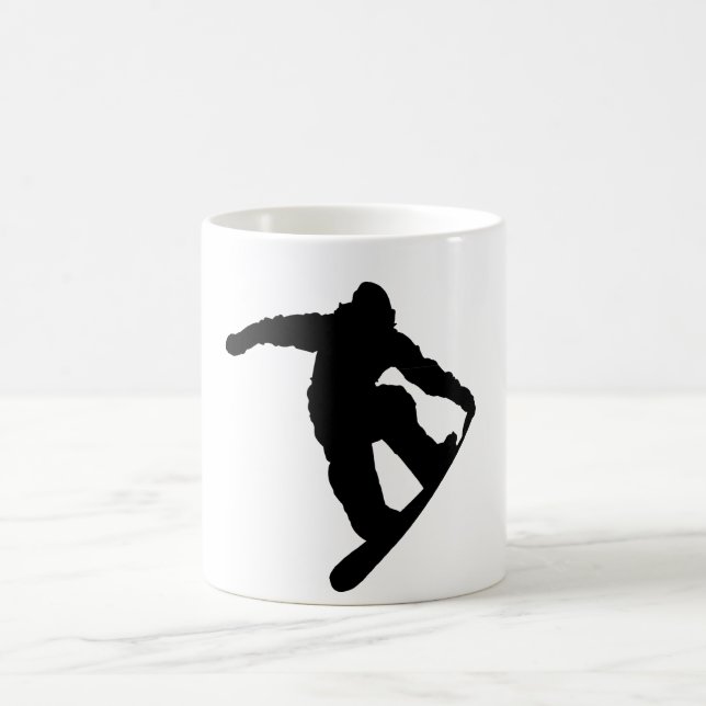 Snowboarder Tasse (Mittel)