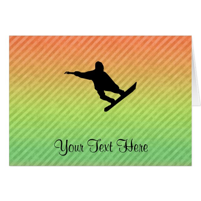 Snowboarding (Vorderseite (Horizontal))