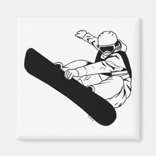 Snowboarding 3 magnet