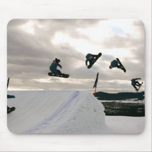 Snowboarding betrügt Mausunterlage Mousepad