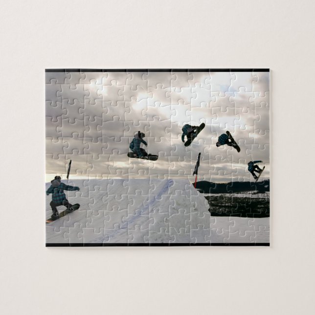 Snowboarding betrügt Puzzlespiel Puzzle (Horizontal)