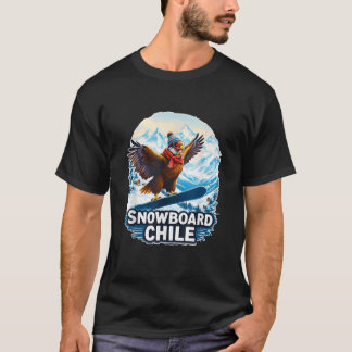 Snowboarding Condor in The Mountains of Chile T-Shirt