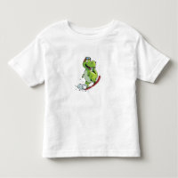 Snowboarding Dinosaurier