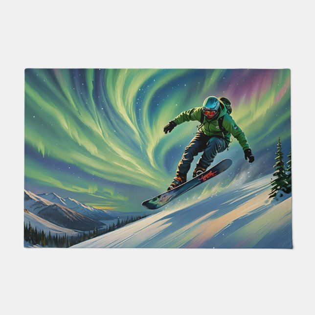 Snowboarding Doormat Fußmatte (Vorderseite)