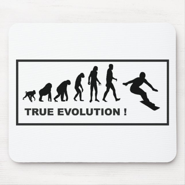 Snowboarding-Evolution Mousepad (Vorne)