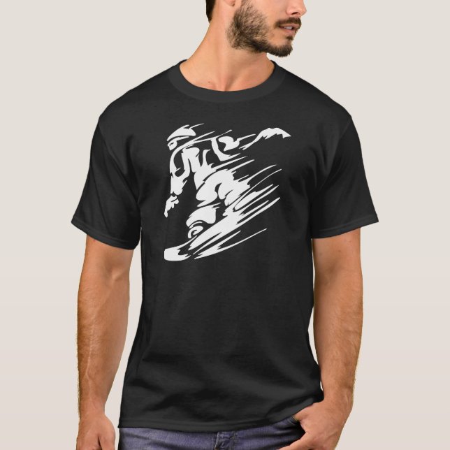 Snowboarding-Extrem-Sport T-Shirt (Vorderseite)