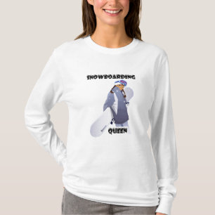 Snowboarding-Königin-T - Shirt
