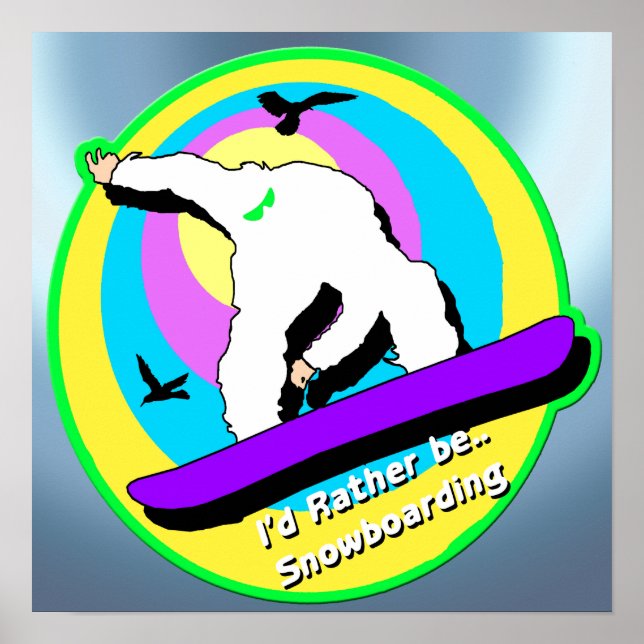 Snowboarding Poster (Vorne)