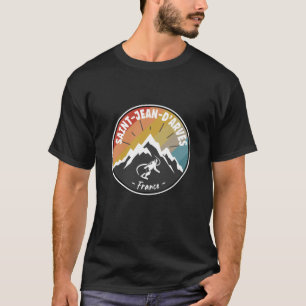 Snowboarding Saint-Jean-d'Arves Frankreich T-Shirt