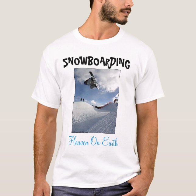 Snowboarding T-Shirt (Vorderseite)