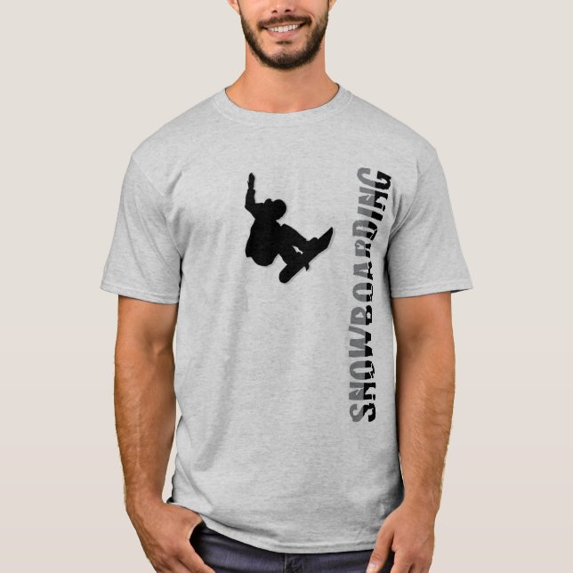 Snowboarding T-Shirt (Vorderseite)