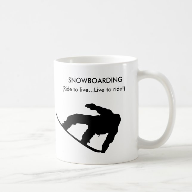 Snowboarding-Tasse! Tasse (Rechts)