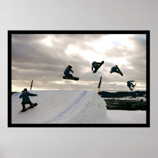 Snowboarding Tricks Poster