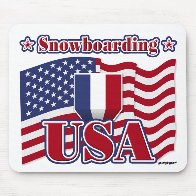 Snowboarding USA Mousepad (Vorne)