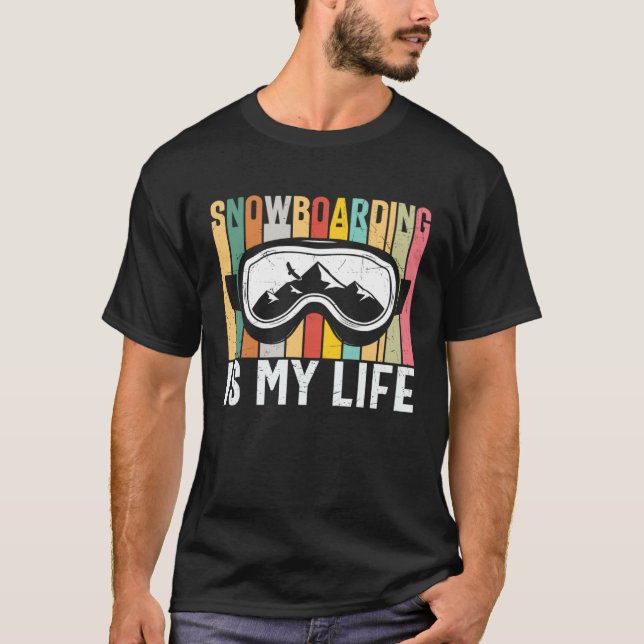 Snowboarding Winter Snowboard Snowboarder  1 T-Shirt (Vorderseite)