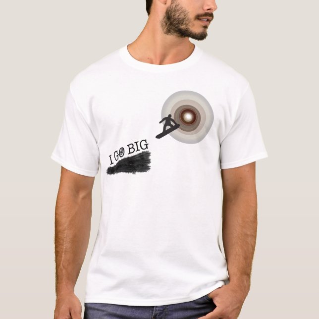 Snowboardingfluß T-Shirt (Vorderseite)