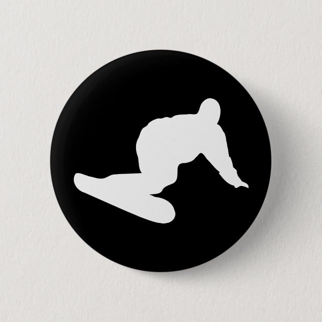 Snowboardingikone Button (Vorderseite)