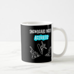 Snowboardmodus aktiviert kaffeetasse