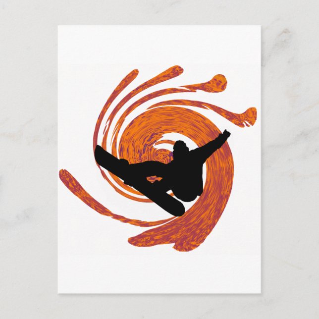 Snowboardzone Postkarte (Vorderseite)