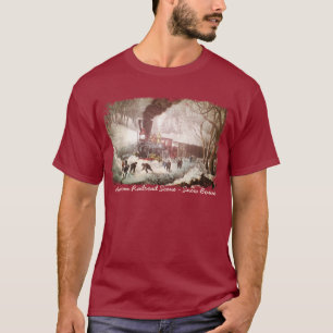 Snowbound Train Men's TShirt