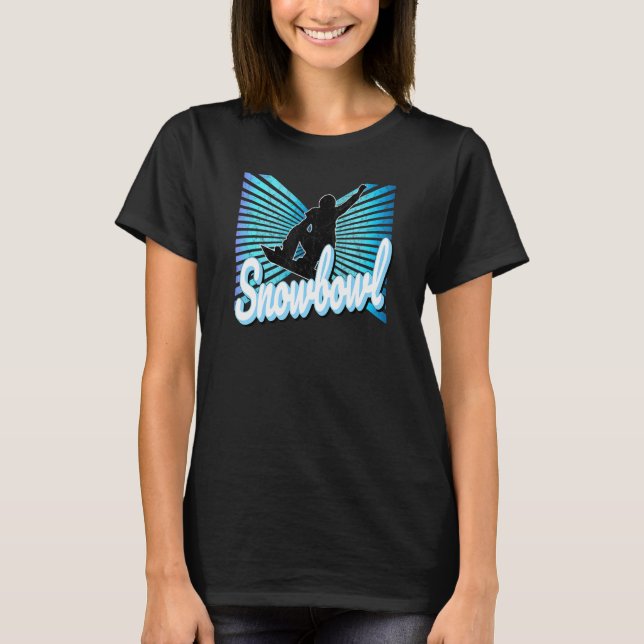 Snowbowl Arizona Bodacious Snowboarding Snowbowl S T-Shirt (Vorderseite)