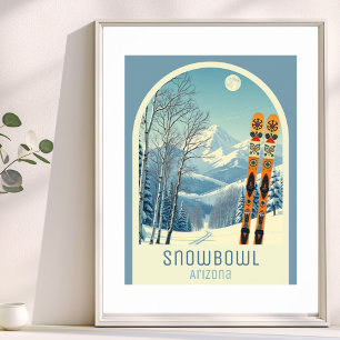 Snowbowl Arizona Skigebiet Poster