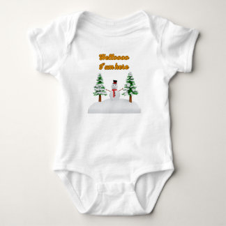 Snowboy Baby Jersey Bodysuit Strampler