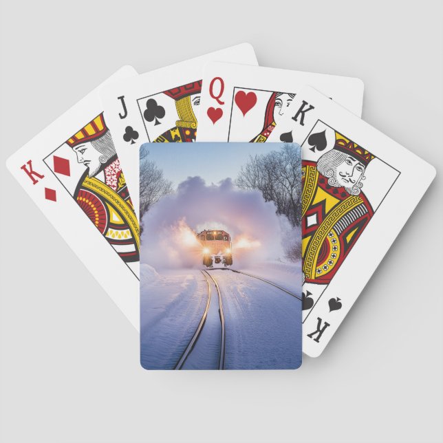 Snowburst Express: Winter Train Spielkarten (Rückseite)