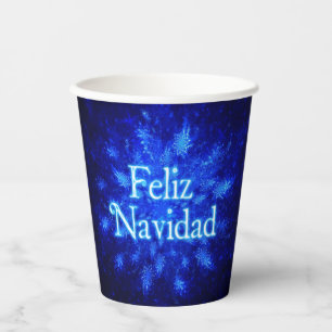 Snowburst - Feliz Navidad Pappbecher