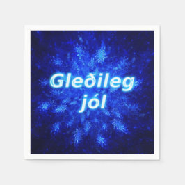 Snowburst - Gleðileg Jól Serviette