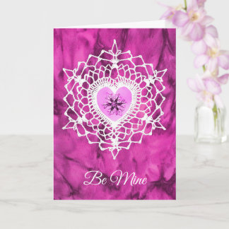 Snowcatcher Amore Heartflake Greeting Card Karte