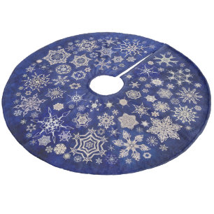 Snowcatcher Snowflakes Fleece Treppenhaus Fleece Weihnachtsbaumdecke