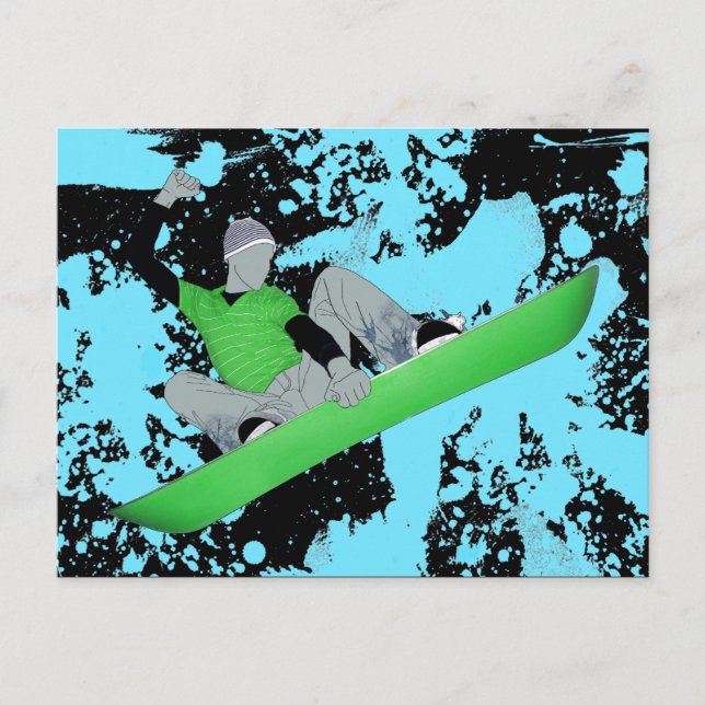 Snowcore. 1. postkarte (Vorderseite)