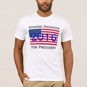 Snowden für Präsidentnsa Whistleblower 2016 T-Shirt