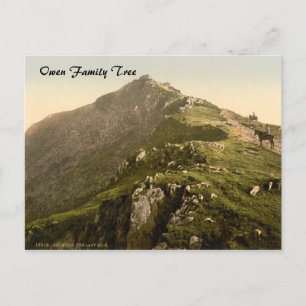 Snowdon - Die letzte Meile, Gwynedd, Wales Postkarte