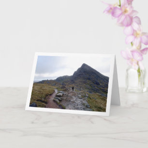 Snowdon, Snowdonia, Wales Karte