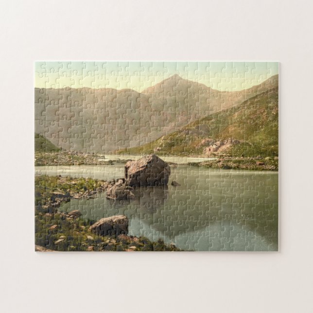 Snowdon von Llyn Llydaw, Gwynedd, Wales Puzzle (Horizontal)