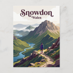 Snowdon (Yr Wyddfa) Wales Postkarte