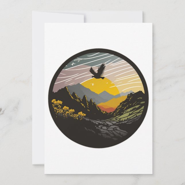 Snowdonia Dankeskarte (Vorderseite)