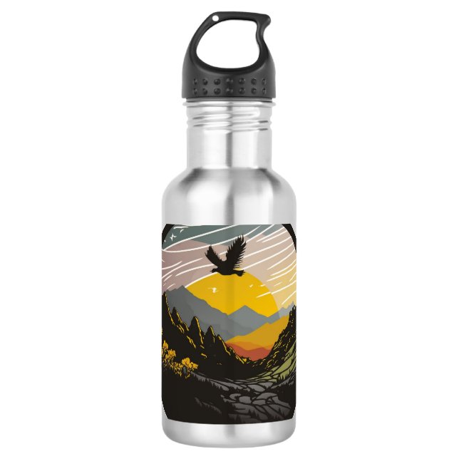Snowdonia Edelstahlflasche (Vorderseite)