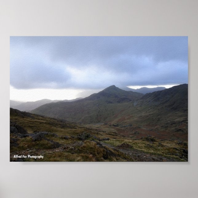 Snowdonia-Gebirge Poster (Vorne)