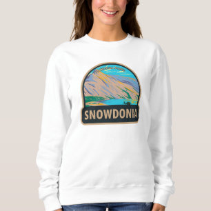 Snowdonia Nationalpark Wales Lake Glaslyn Vintag Sweatshirt