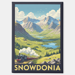 Snowdonia Nationalpark Wales Travel Magnet