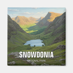 Snowdonia Nationalpark Wales Travel Magnet