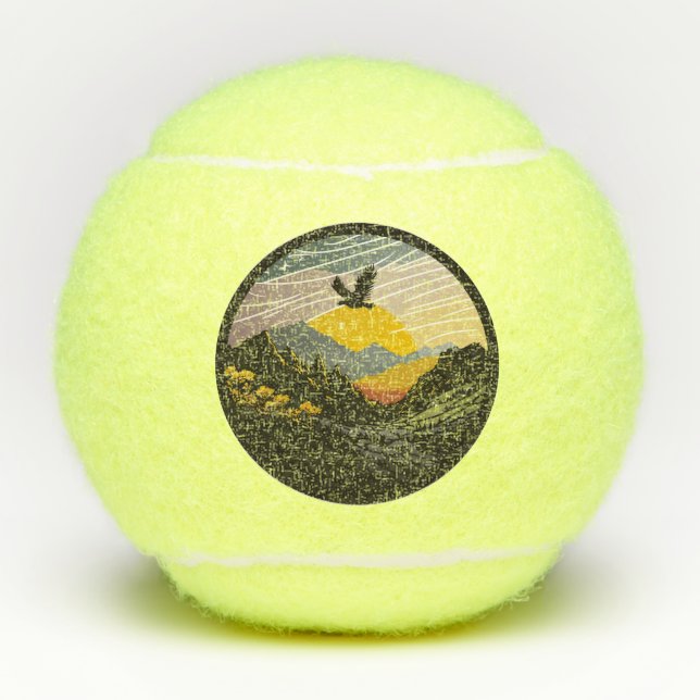 Snowdonia Tennisbälle (Vorderseite)